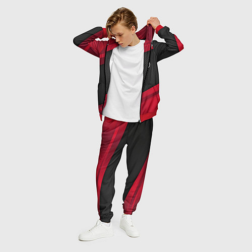 Мужской костюм Volkswagen: Red Sport / 3D-Красный – фото 3