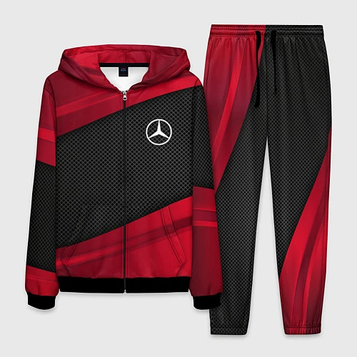 Мужской костюм Mercedes Benz: Red Sport / 3D-Черный – фото 1