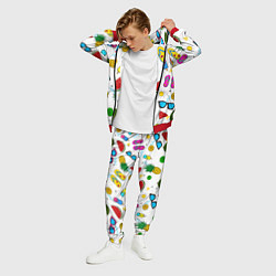 Костюм мужской Летний стиль, цвет: 3D-красный — фото 2