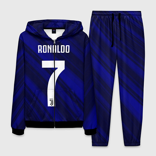 Мужской костюм Ronaldo 7: Blue Sport / 3D-Черный – фото 1