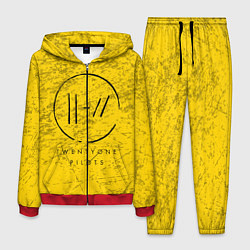 Костюм мужской 21 Pilots: Yellow Grunge, цвет: 3D-красный