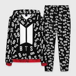 Костюм мужской BTS: Black Style, цвет: 3D-красный