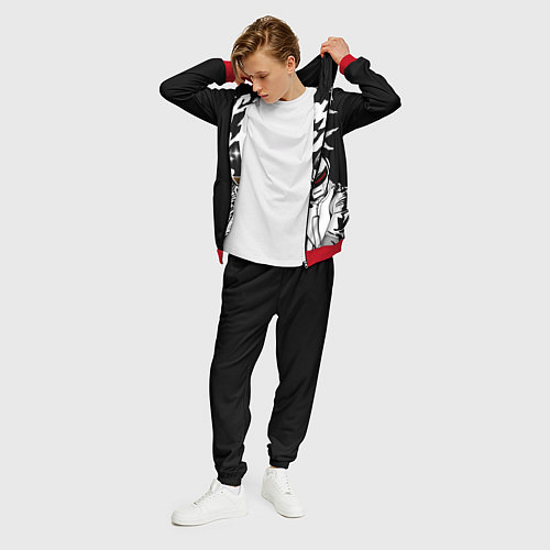 Мужской костюм Daft Punk: Our work is never over / 3D-Красный – фото 3