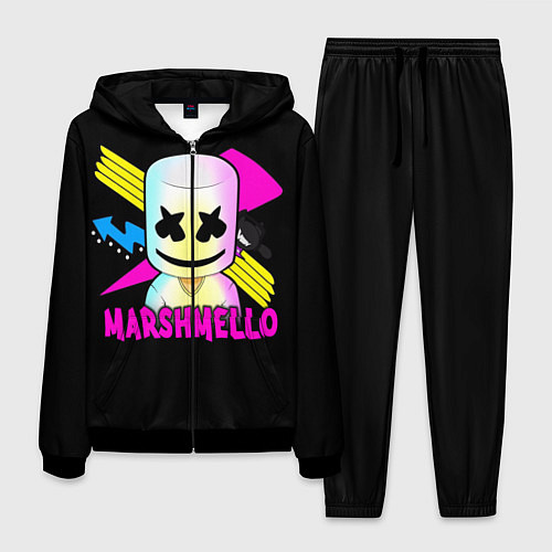 Мужской костюм Marshmello DJ / 3D-Черный – фото 1