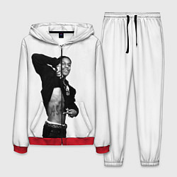 Костюм мужской ASAP Rocky: White Fashion, цвет: 3D-красный