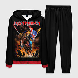 Костюм мужской Iron Maiden: USA Warriors, цвет: 3D-красный