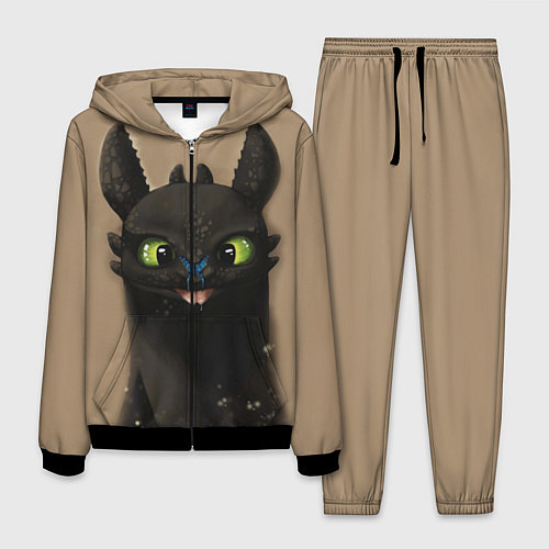 Мужской костюм Как приручить дракона / 3D-Черный – фото 1