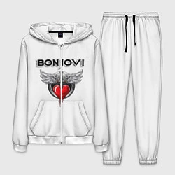 Костюм мужской Bon Jovi, цвет: 3D-белый