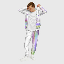 Костюм мужской BILLIE EILISH: White Glitch, цвет: 3D-белый — фото 2