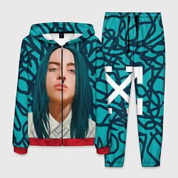 Костюм мужской Billie Eilish, цвет: 3D-красный