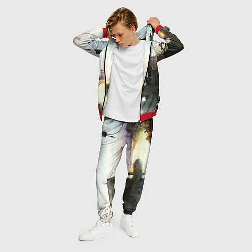 Мужской костюм STALKER / 3D-Красный – фото 3