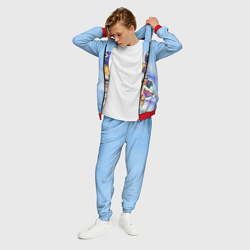 Мужской костюм Water polo players / 3D-Красный – фото 3