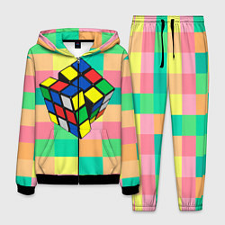 Костюм мужской Кубик Рубика, цвет: 3D-черный