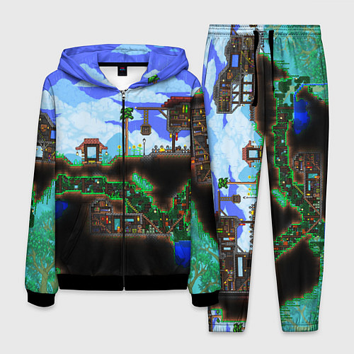 Мужской костюм TERRARIA / 3D-Черный – фото 1