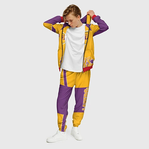 Мужской костюм Los Angeles Lakers / 3D-Красный – фото 3
