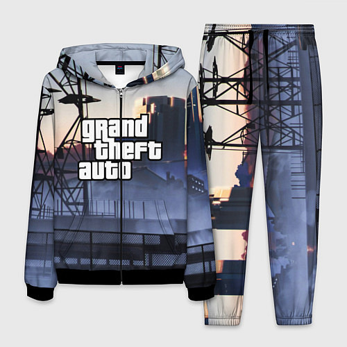 Мужской костюм GTA VI / 3D-Черный – фото 1