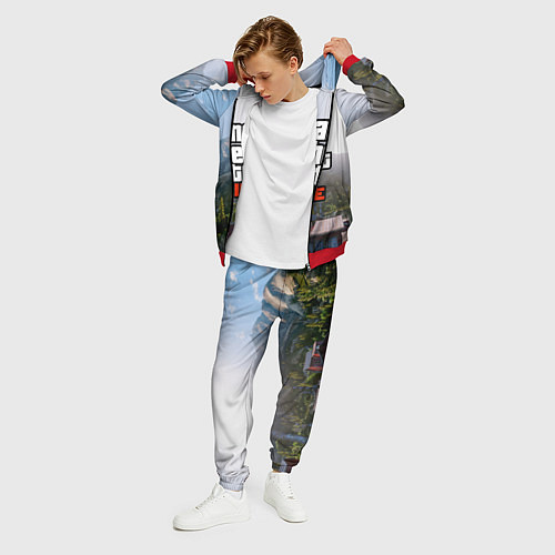 Мужской костюм GTA Online / 3D-Красный – фото 3