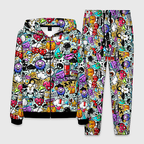 Мужской костюм Stickerboom / 3D-Черный – фото 1