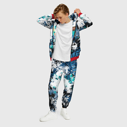 Мужской костюм Minecraft Майнкрафт / 3D-Красный – фото 3