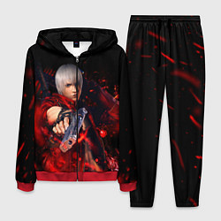 Костюм мужской DEVIL MAY CRY DMC, цвет: 3D-красный