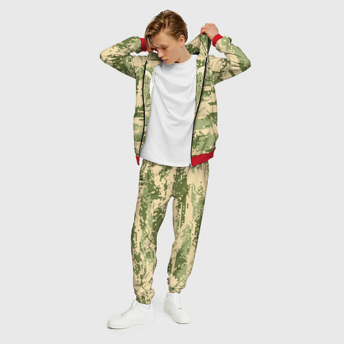 Мужской костюм ВДВ СССР / 3D-Красный – фото 3