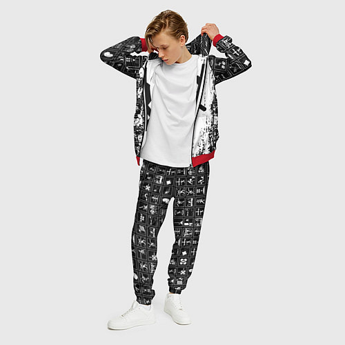 Мужской костюм PORTAL / 3D-Красный – фото 3