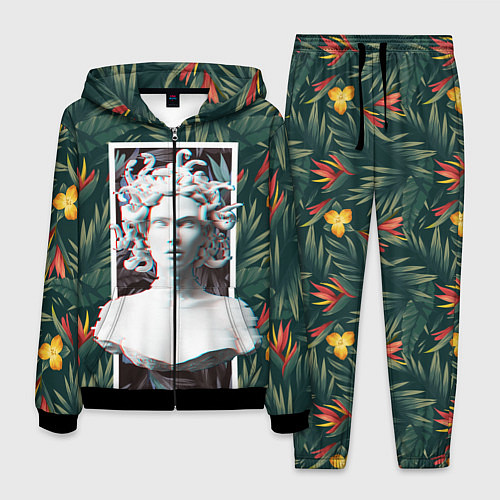 Мужской костюм Медуза Горгона / 3D-Черный – фото 1