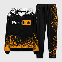 Костюм мужской PORNHUB, цвет: 3D-черный
