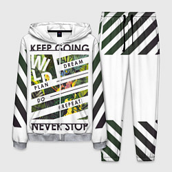 Костюм мужской Off-White: Keep Going, цвет: 3D-меланж
