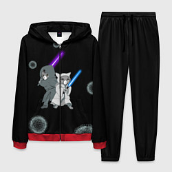 Костюм мужской Котики vs Вирус, цвет: 3D-красный