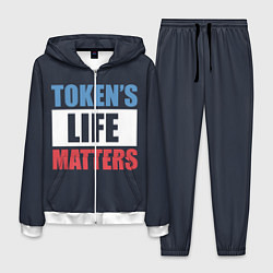 Костюм мужской TOKENS LIFE MATTERS, цвет: 3D-белый