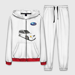 Костюм мужской SUBARU, цвет: 3D-красный