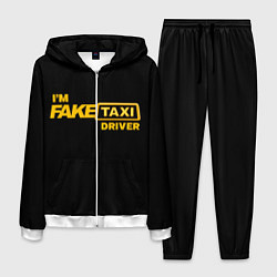 Костюм мужской Fake Taxi, цвет: 3D-белый