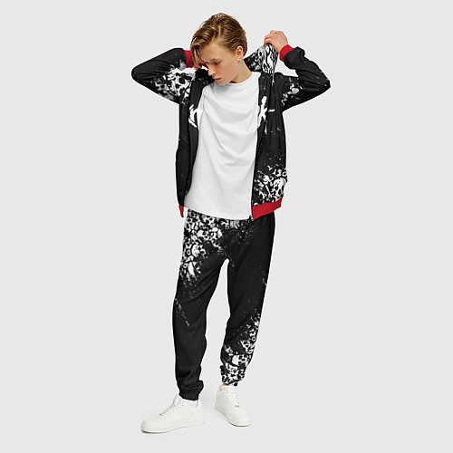 Мужской костюм SLIPKNOT / 3D-Красный – фото 3