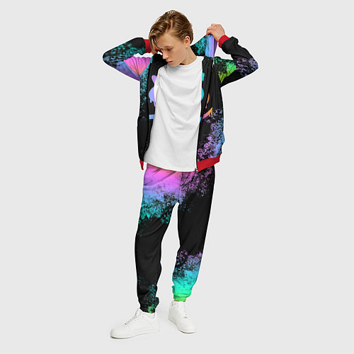 Мужской костюм Marshmello / 3D-Красный – фото 3