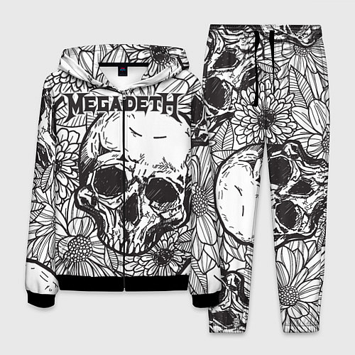 Мужской костюм Megadeth / 3D-Черный – фото 1