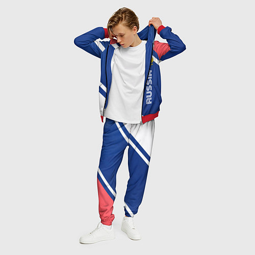 Мужской костюм RUSSIA SPORT / 3D-Красный – фото 3