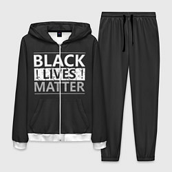 Костюм мужской Black lives matter Z, цвет: 3D-белый