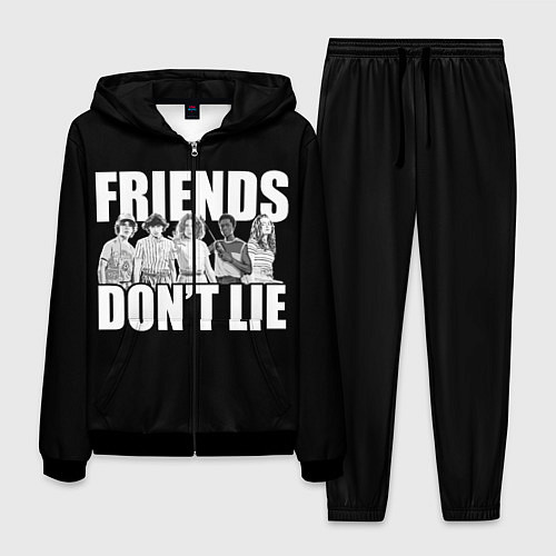 Мужской костюм Friends Dont Lie / 3D-Черный – фото 1