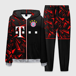 Костюм мужской FC Bayern Munchen Форма, цвет: 3D-меланж