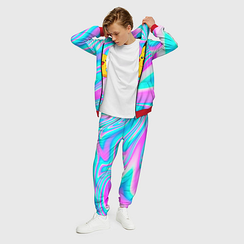 Мужской костюм Пикачу / 3D-Красный – фото 3