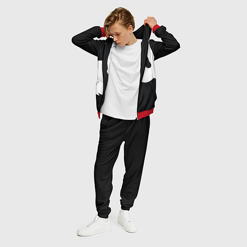 Мужской костюм Panda / 3D-Красный – фото 3