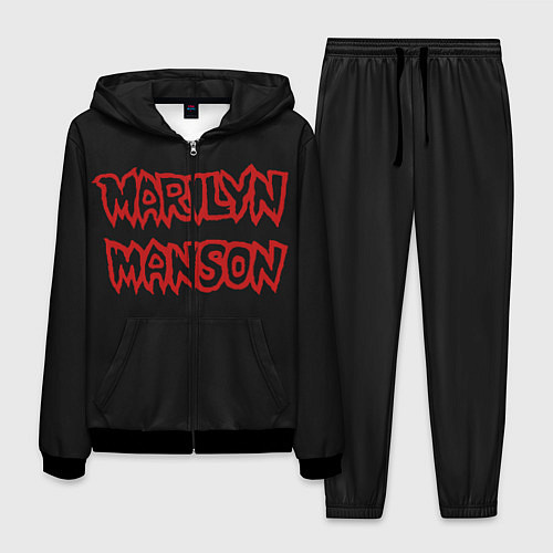 Мужской костюм Marilyn Manson / 3D-Черный – фото 1