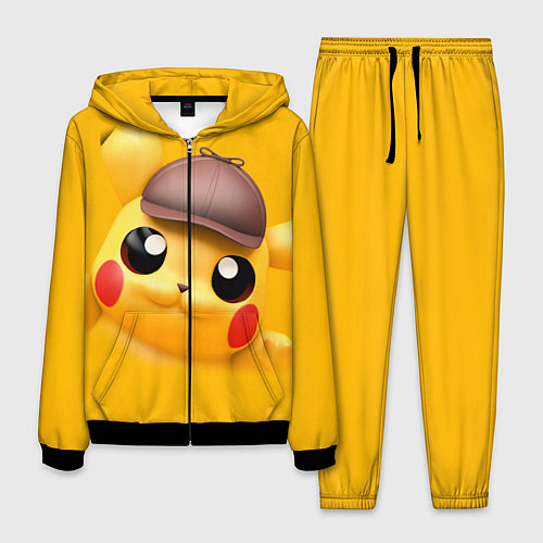 Мужской костюм Pikachu Pika Pika / 3D-Черный – фото 1