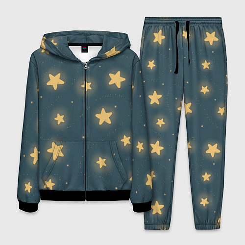 Мужской костюм Звезды / 3D-Черный – фото 1