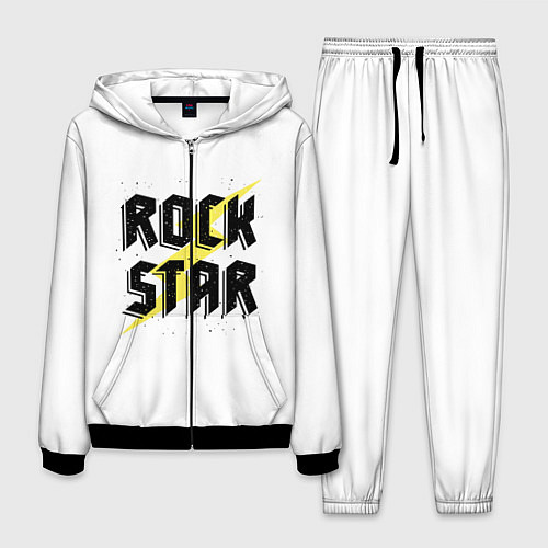Мужской костюм Rock star / 3D-Черный – фото 1