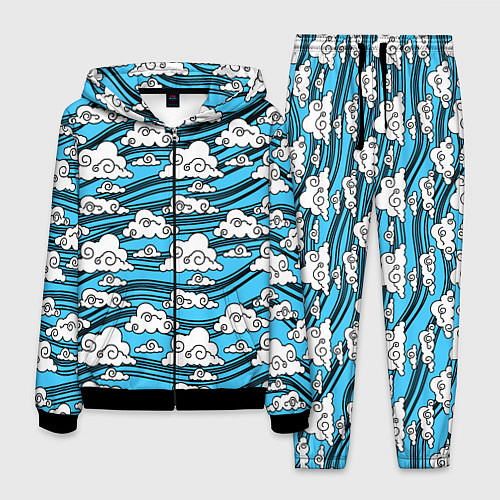 Мужской костюм КИМОНО ТАНДЖИРО / 3D-Черный – фото 1