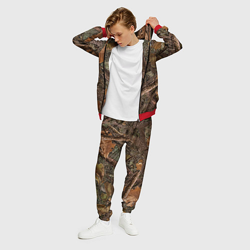 Мужской костюм Охотничий камуфляж / 3D-Красный – фото 3