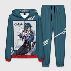 Костюм мужской Кэйа - Genshin Impact, цвет: 3D-красный