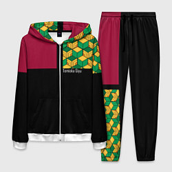 Костюм мужской Гию Томиока Kimetsu no Yaiba, цвет: 3D-белый